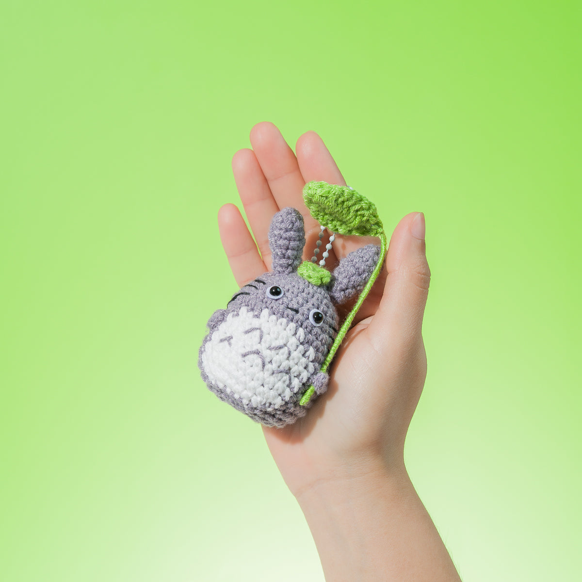 Totoro Inspired Plush Keychain