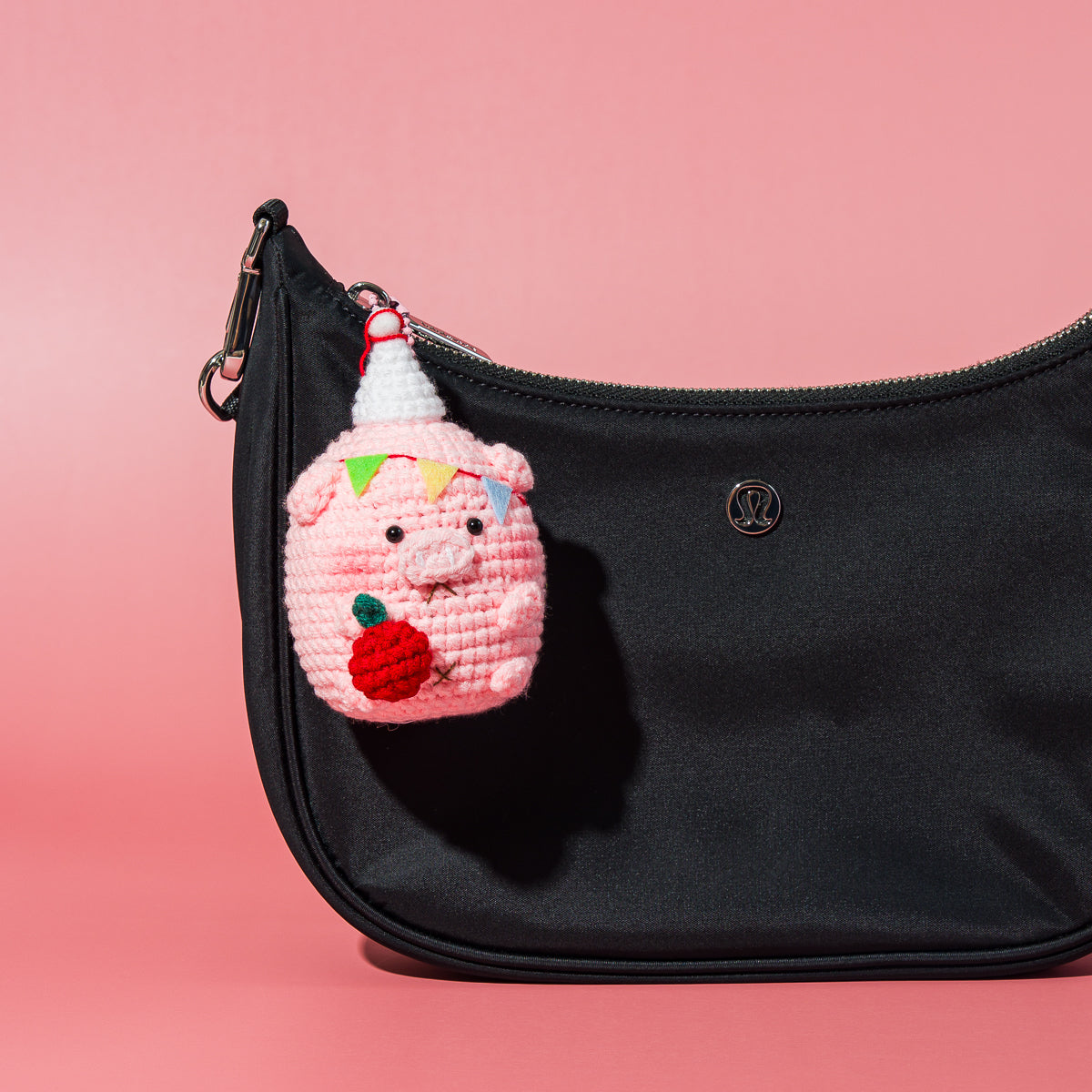 Piglet Plush Keychain