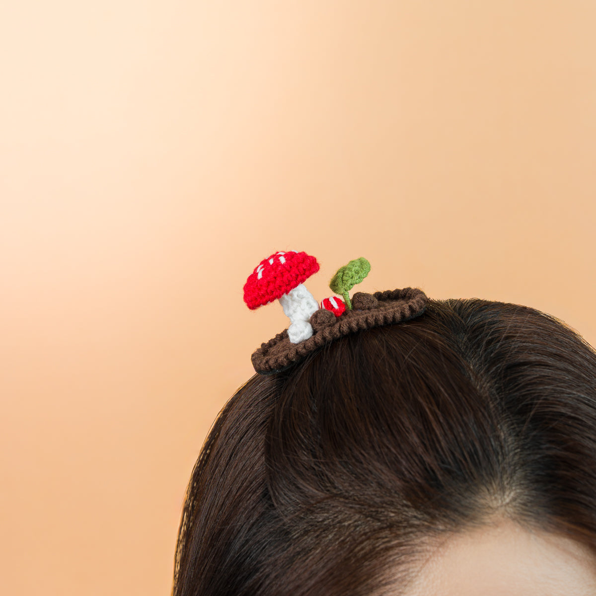 Mushroom Hair Clip