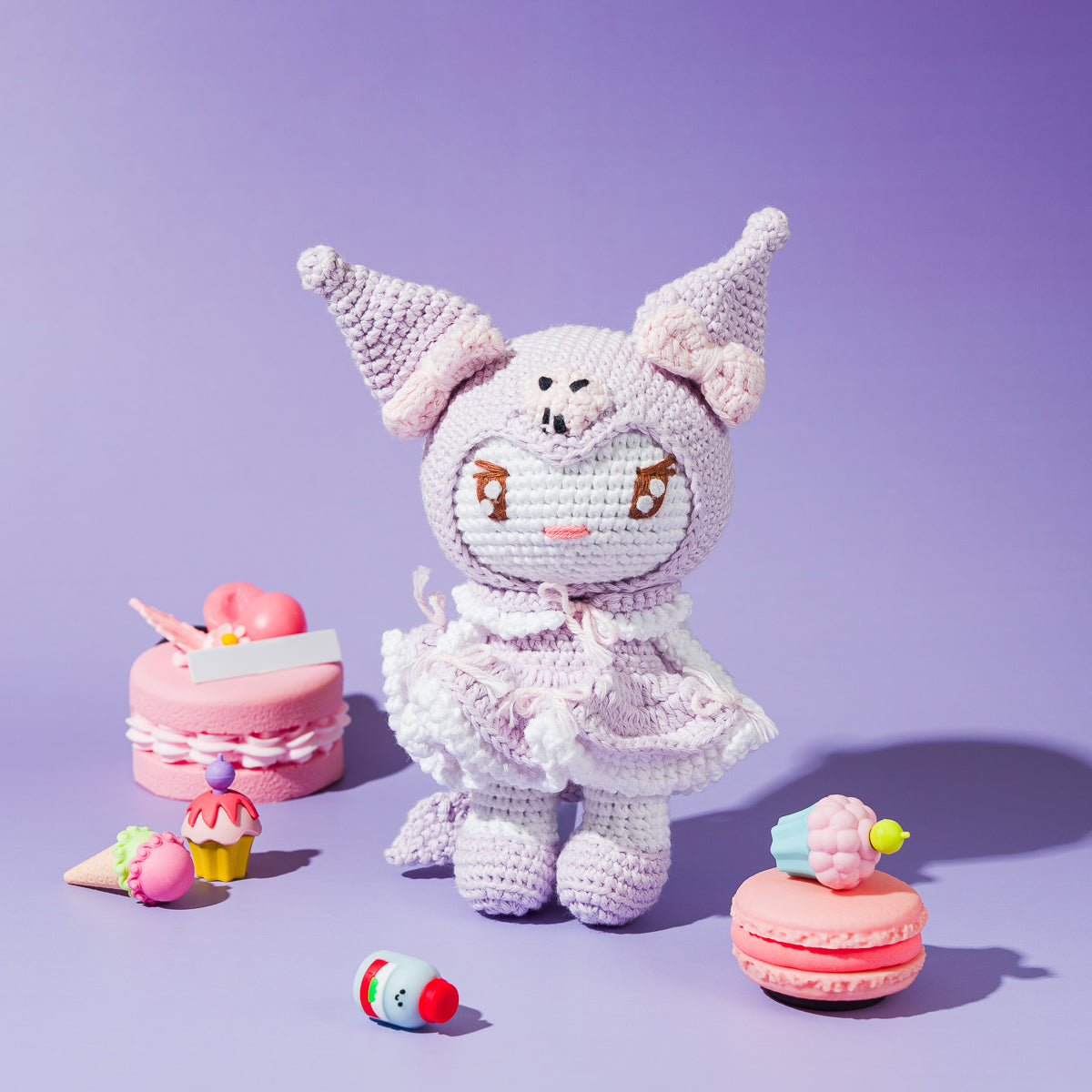 Kuromi Plush - 7¾ In.
