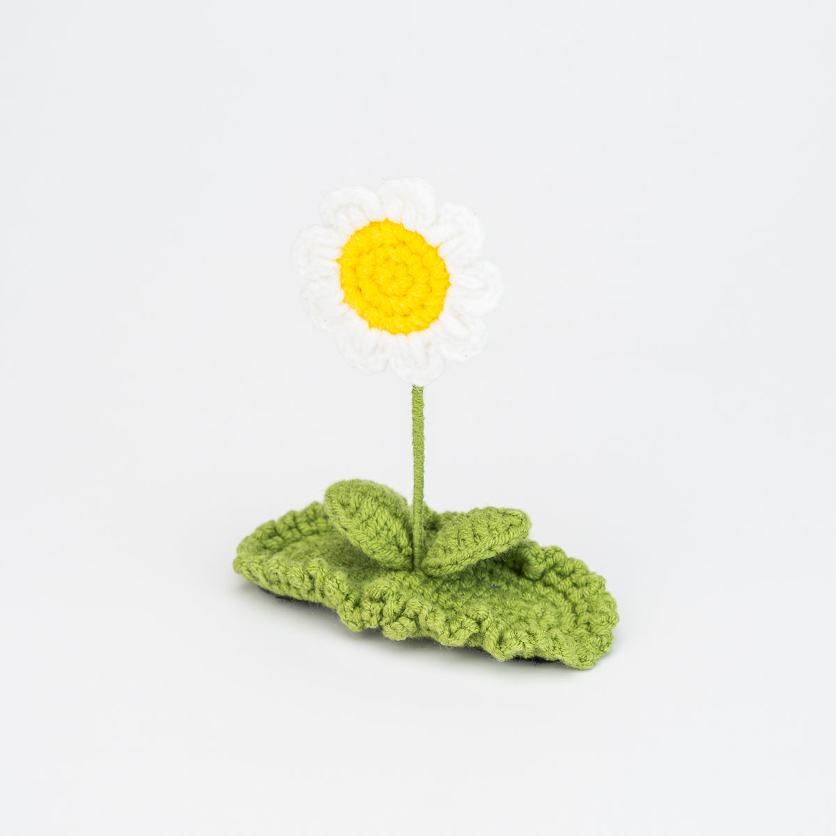 Daisy Hair Clip - White